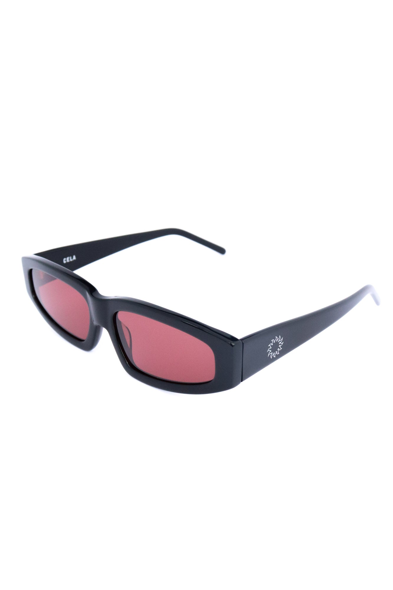 Avoir Eyewear - Cela in Midnight Black with Red lens - Sunglasses